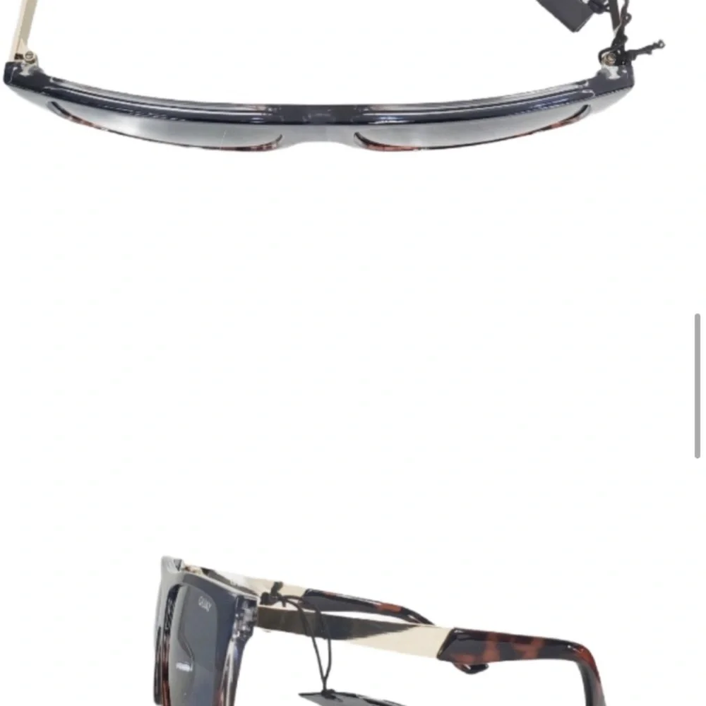 QUAY INCOGNITO SHIELD SUNGLASSES NAVY/TRT/SMK  NEW - Picture 4 of 4